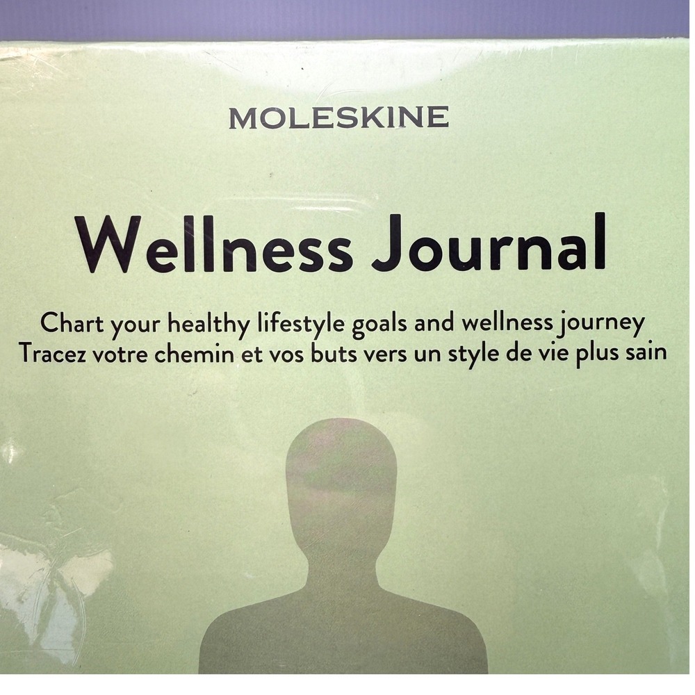 Moleskine Wellness Journal Green NWT Hardcover Tracker